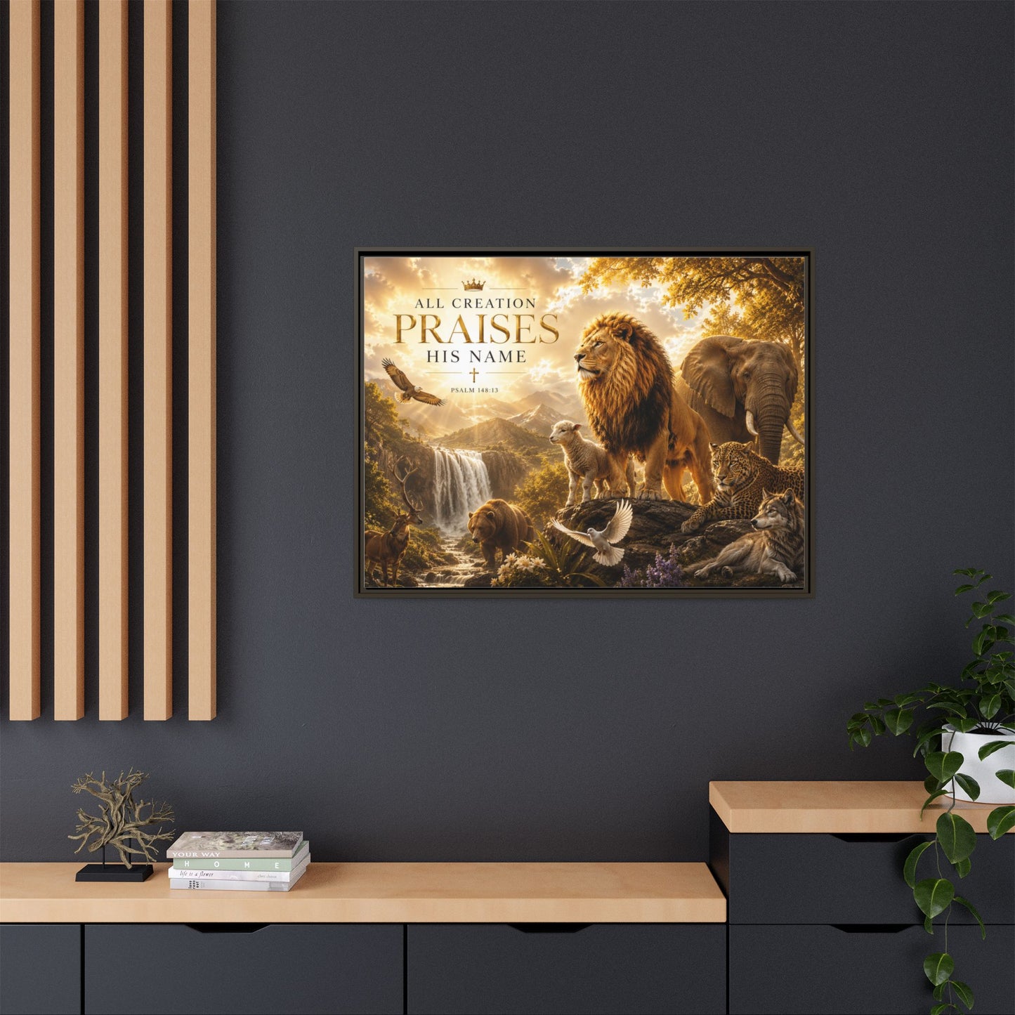 Matte Canvas – Luxury Faith Wildlife Decor